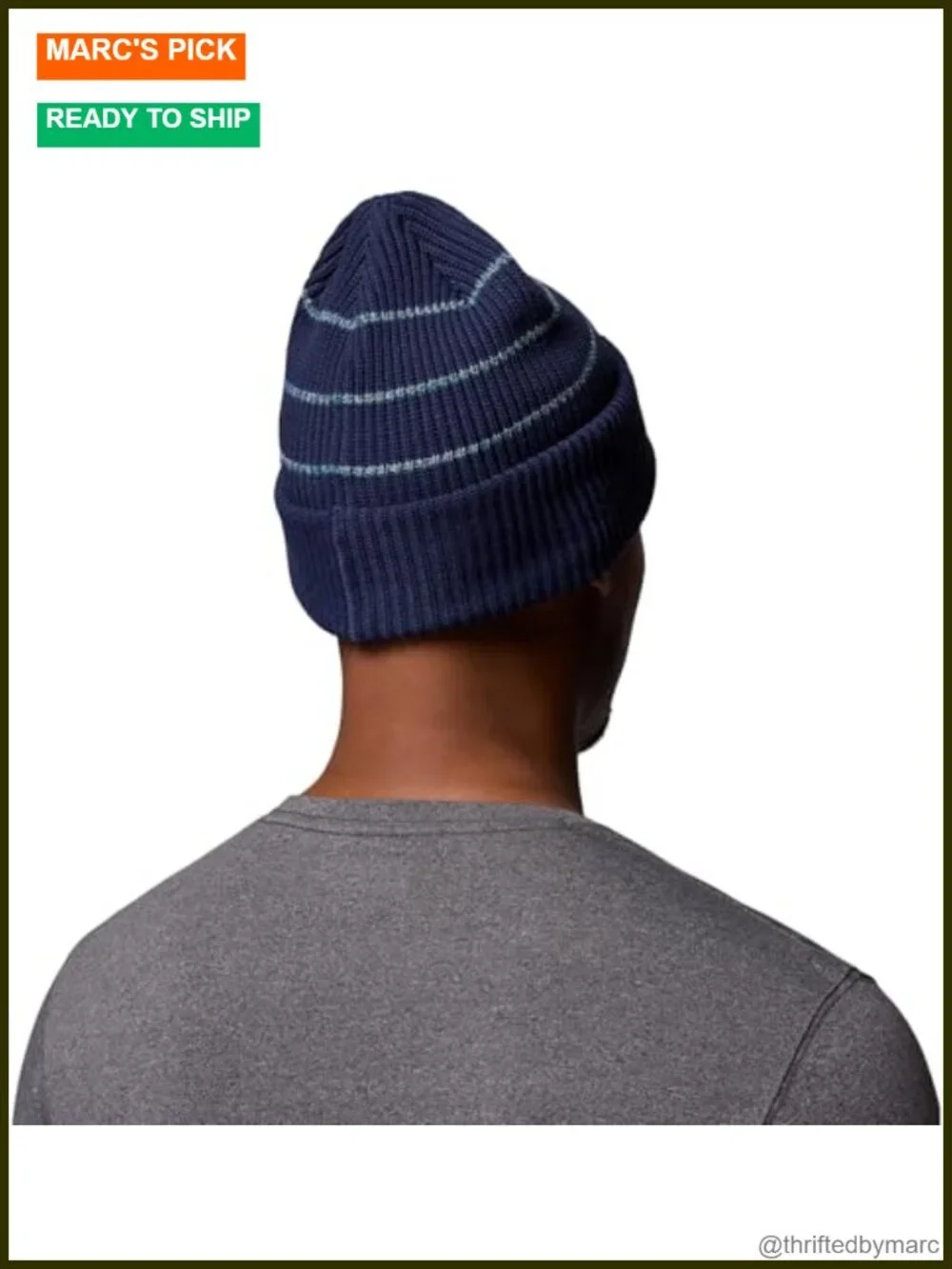 Recycled Polyester Beanie Hat Cuffed Winter Hat